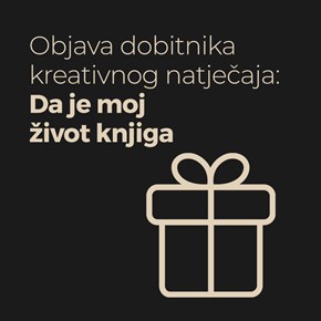 Objava dobitnika</br>Da je moj život knjiga